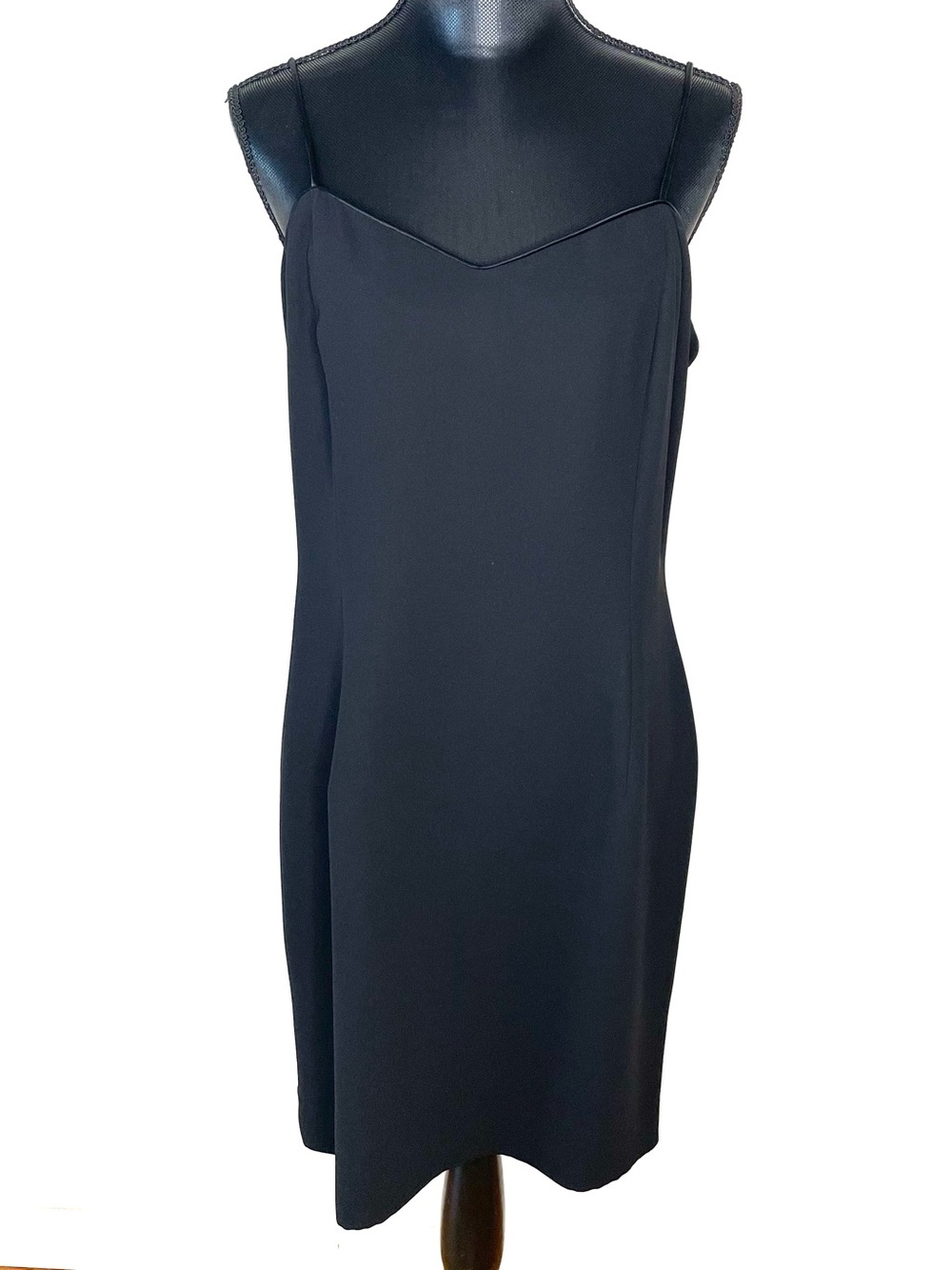 Jones New York Dress Sleeveless Sheath Cocktail Special Occasion Black Size 12